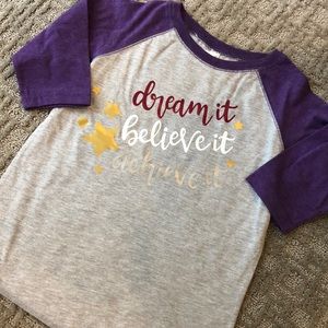 Girls custom tee